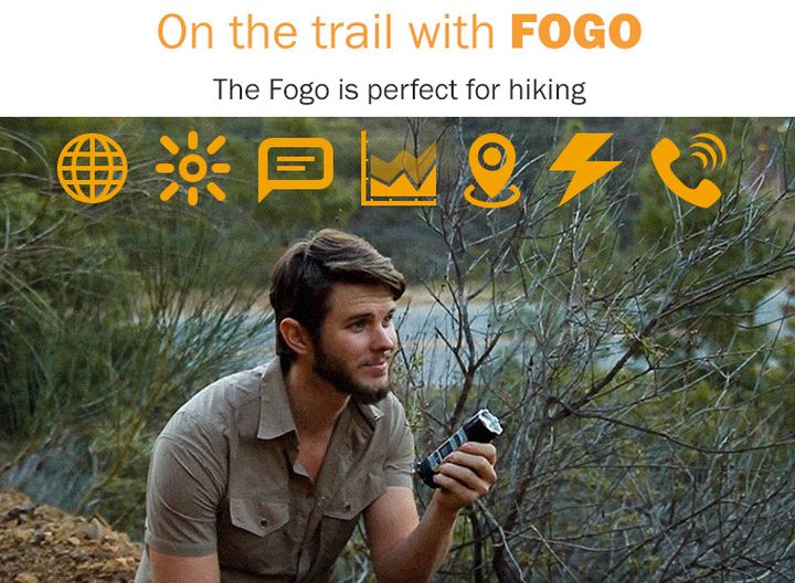 GPS radio-CCP "all-in-one" Fogo Tourism and survival