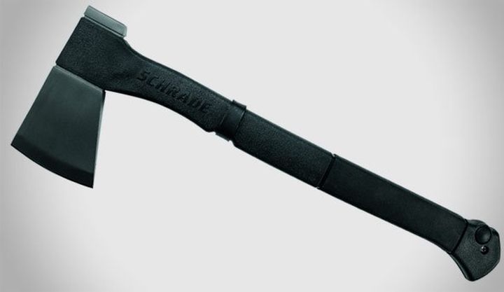 New and modern universal tool Schrade compact axe
