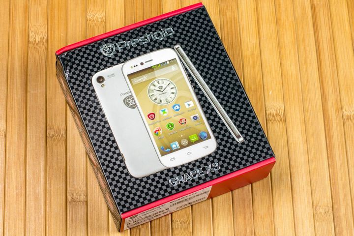 Prestigio Grace X3 review - "selfifon" flash from the front for $ 153