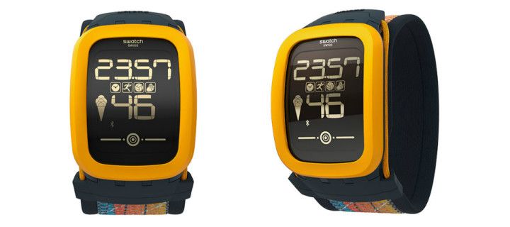 New Swatch Touch Zero One track your activity volleyball