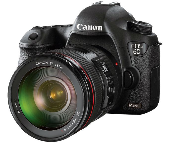 The new generation of the camera Canon EOS 6D Mark II