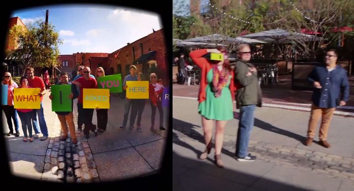 With the help of Google Cardboard can make an offer to marry