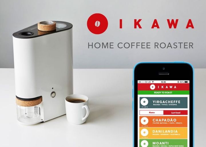 IKAWA Home Roaster is a smart coffee machine for your kitchen