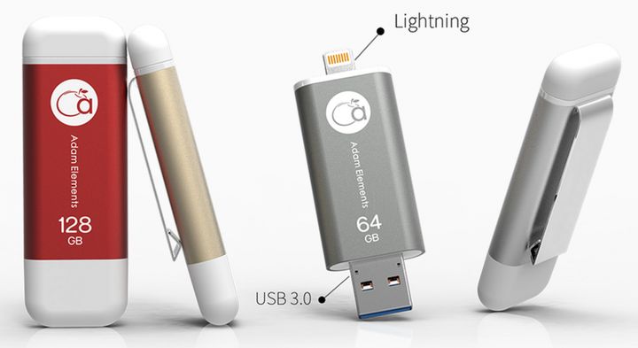 iKlips: "lightning" flash drive for iPhone and iPad