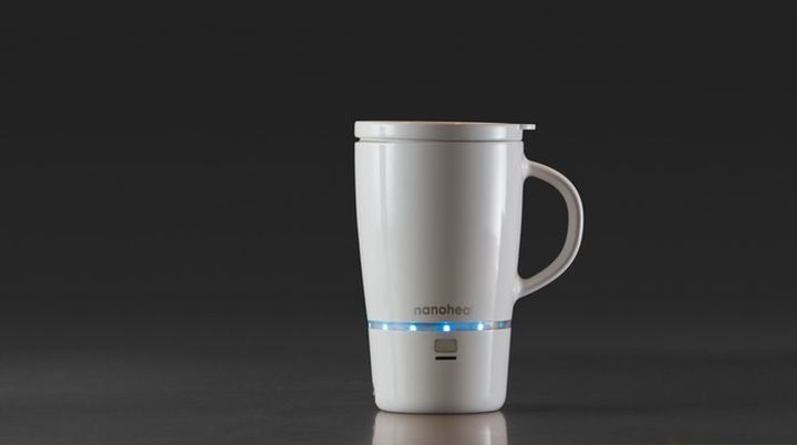 Nanoheat - mug with wireless heated