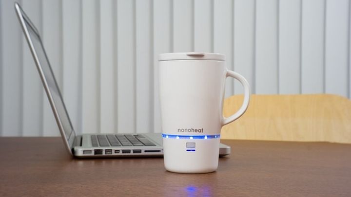 Nanoheat - mug with wireless heated