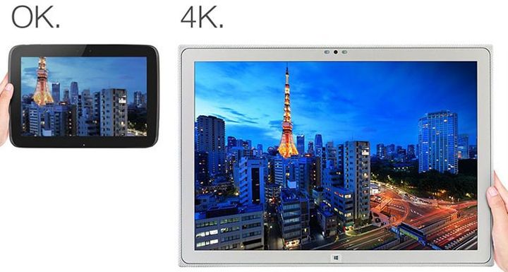 Panasonic has introduced an updated 20-inch tablet Toughpad 4K