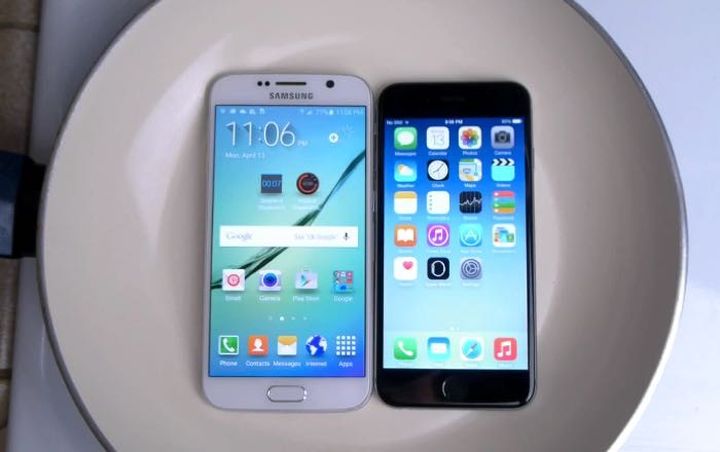 Samsung Galaxy S6 and iPhone 6 have experienced boiling water