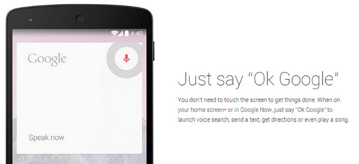 Samsung implements the S-Voice and destroys the voice search 'Ok, Google'