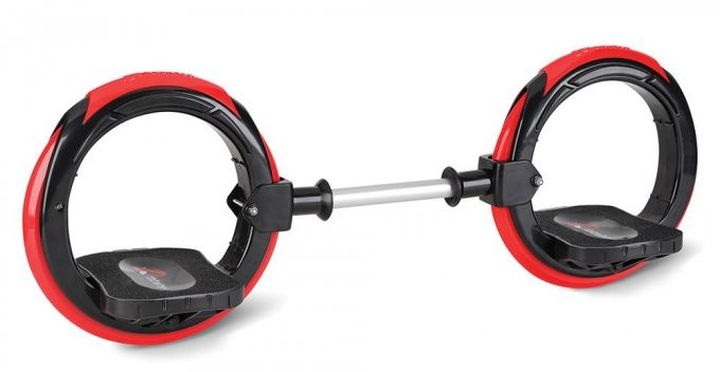 The Sidewinding Circular Skates: hybrid skateboard and inline skates