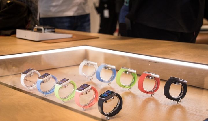 The first store Apple Watches in London