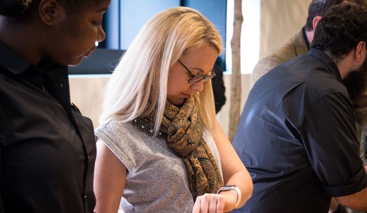 The first store Apple Watches in London