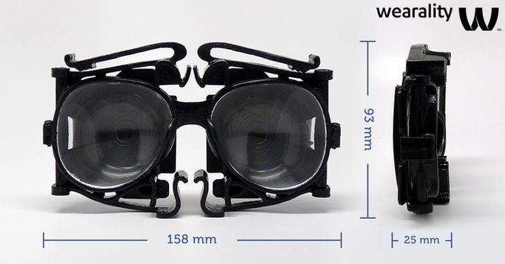 New virtual glasses Wearality Sky for your smartphone