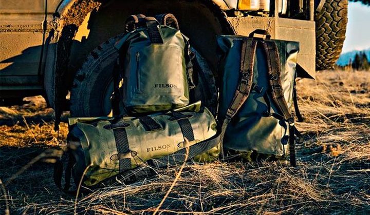 Filson expanded waterproof clothing collection bags Filson Dry