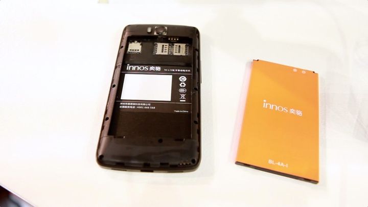 Innos D6000: the smartphone has a 6000 mAh battery
