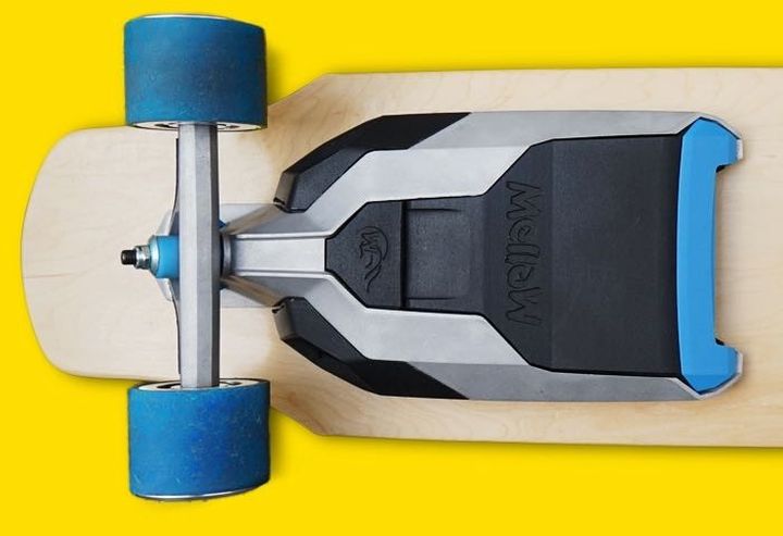 Mellow turns an ordinary in electric skateboard