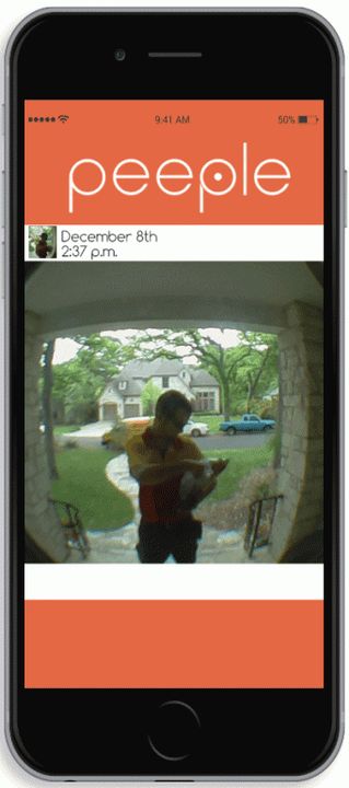 Peeple a new "smart" camera for the front door