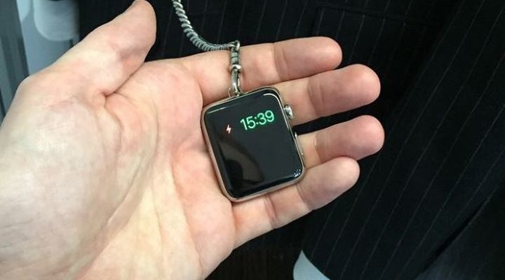 Apple Watch transformed into a pocket watch from Tom Ford