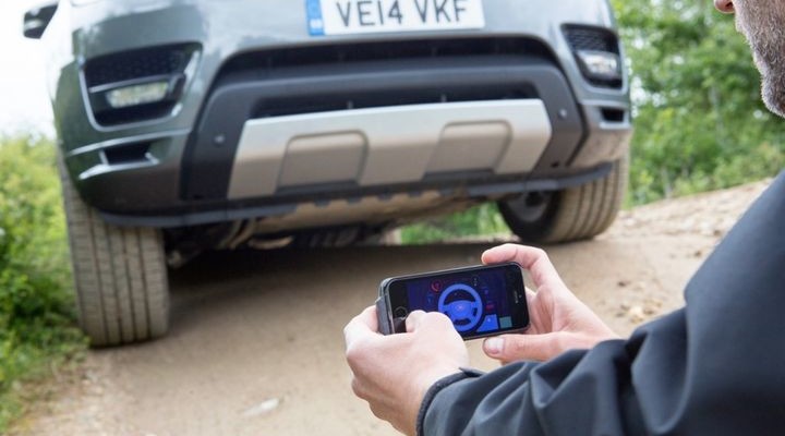 Driving Range Rover from a smartphone? Easy!