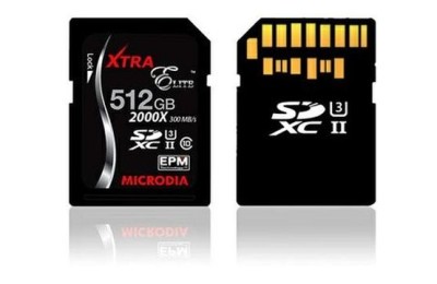 Microdia Xtra Elite presented microSD with 512 GB