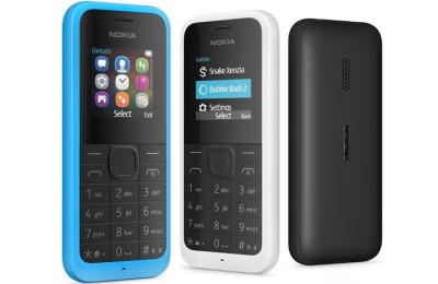 Microsoft Nokia 105 introduced the $ 20 phone