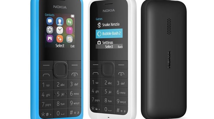 Microsoft Nokia 105 introduced the $ 20 phone