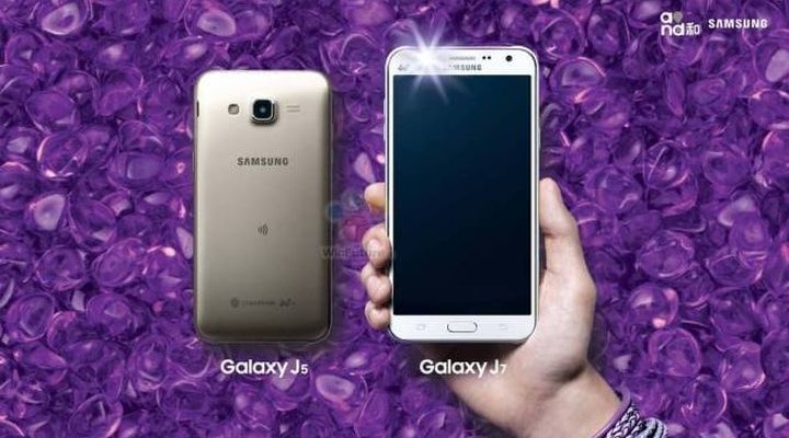 Samsung announced Self-smartphones Galaxy J7 and Galaxy J5