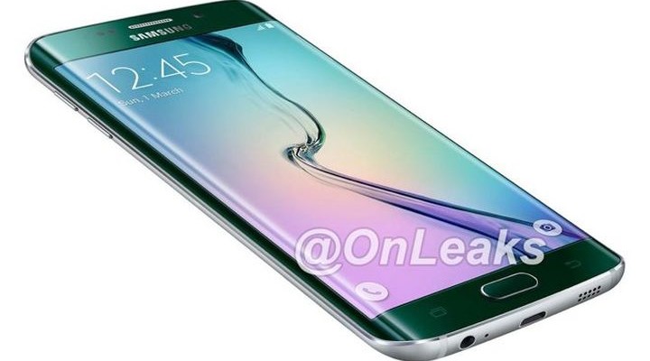 Samsung Galaxy S6 Plus edge appeared at a news picture