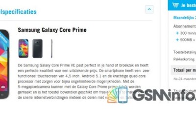 Samsung will release a budget smartphone Galaxy Core Prime Value Edition