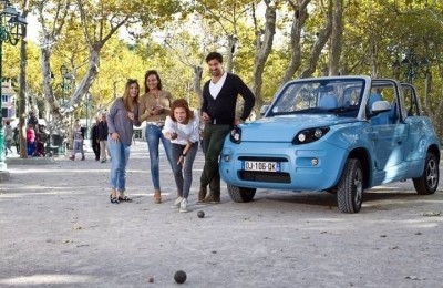 Bluesummer: French electric car with an open top