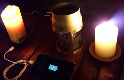 Candle phone Charger charges your gadgets with the help of candles