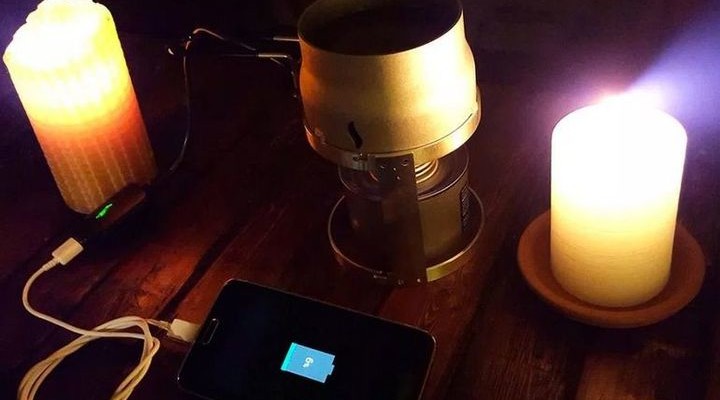 Candle phone Charger charges your gadgets with the help of candles