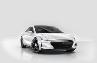 New electric car 2015 Youxia X: Tesla Model 3 from China
