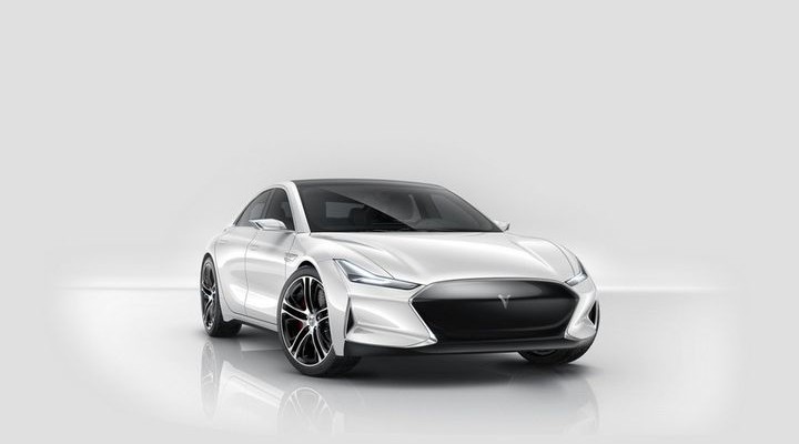 New electric car 2015 Youxia X: Tesla Model 3 from China