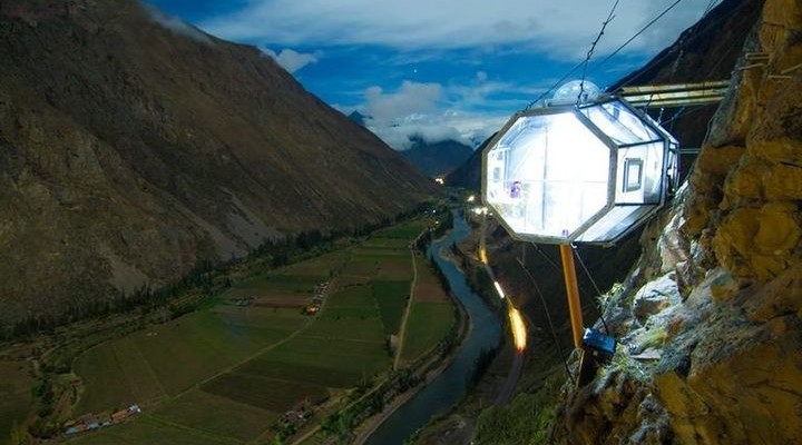 Skylodge Adventure Suites Sacred Valley - hotel on the cliff