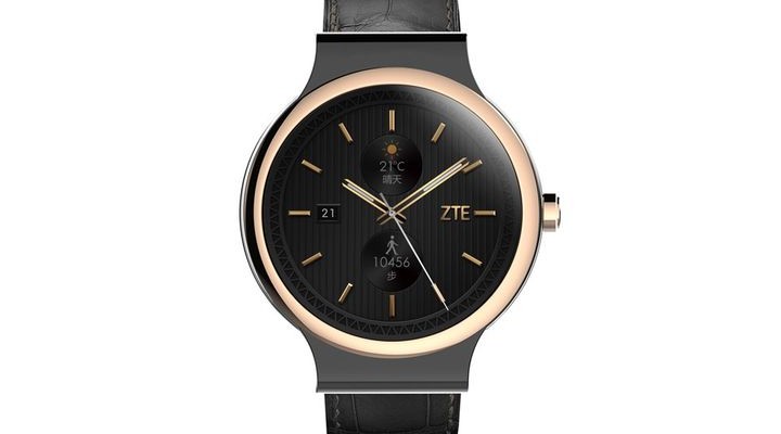 ZTE Axon Watch - waterproof smartwatch 2015 with a round display