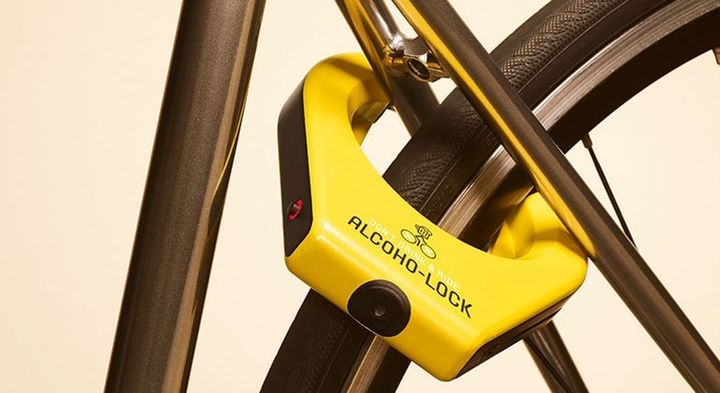 Alcoho-Lock: bicycle lock box with alcotester