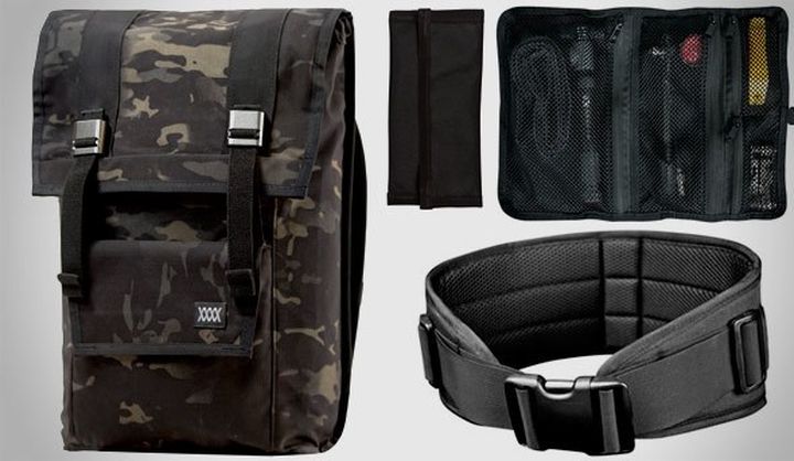 Durable everyday backpack Mission Workshop Black Camo Sanction