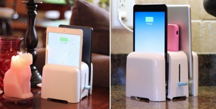 Foaster - unusual charging station for "apple" gadgets