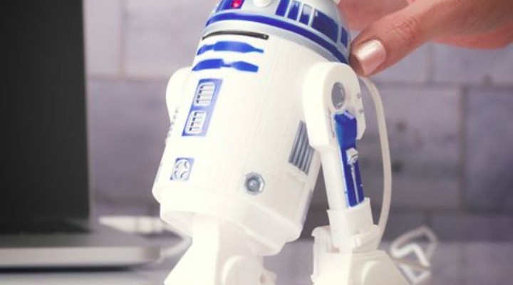 Table vacuum cleaner as a robot R2-D2