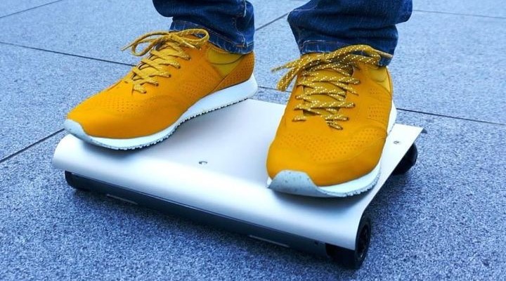 WalkCar - electric skateboard 2015 in the form of a laptop