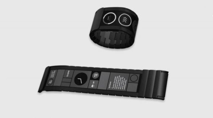 Wove Band: smart bracelet with flexible display