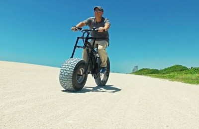 Xterrain500 - electric bicycle with a wide wheel