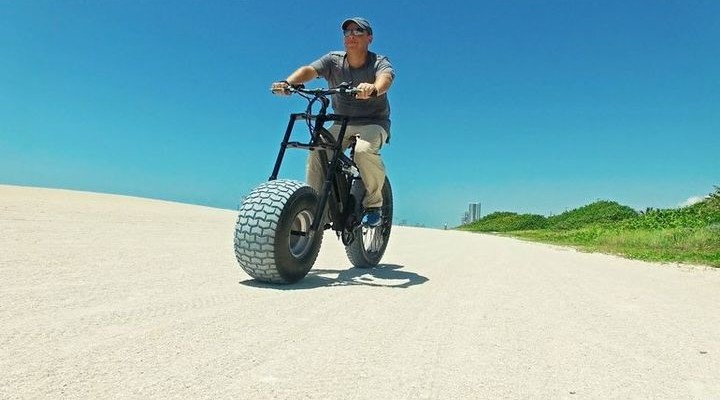 Xterrain500 - electric bicycle with a wide wheel