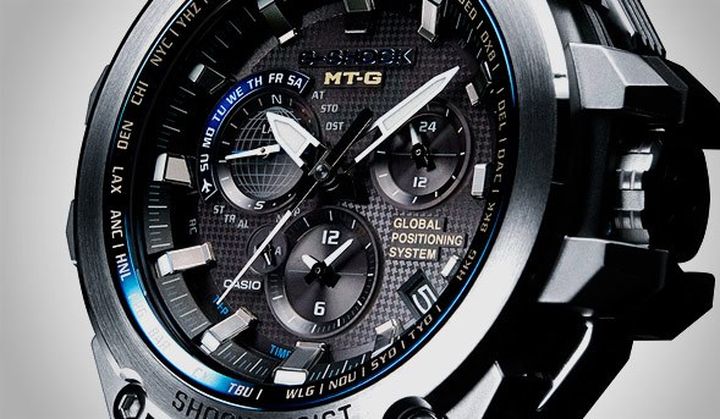 Casio announced the release of premium watches with shock-resistant GPS module