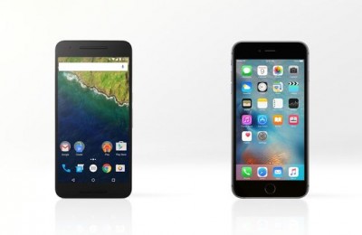 Compare smartphones: Nexus 6P and iPhone 6s Plus