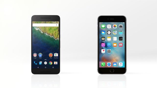 Compare smartphones: Nexus 6P and iPhone 6s Plus