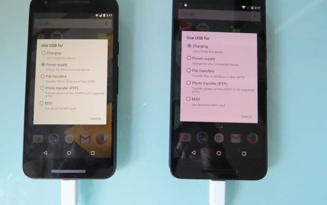 How to charge a smartphone with another? Nexus 5X and Nexus 6P learned how to do it