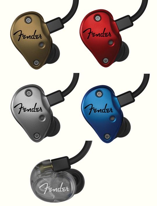 Fender Pro In-Ear Monitors: in-ear headphones professional class