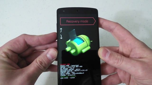 Recovery Mode on Android: default and applications